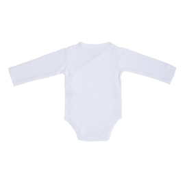 Baby's - Only - Overslagromper - Lange - Mouw - Pure - Wit