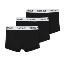 Name It - Boxershorts - 3 pack - Zwart