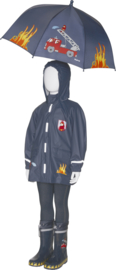 Playshoes - Regenjas - Brandweer - Blauw