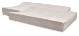 Jollein - Aankleedkussenhoes Badstof - Silk Rose - 2 Stuks - 50x70 cm