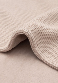 Jollein - Deken - Ledikant - 100x150cm -  Basic - Knit - Wild Rose/Fleece