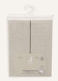Jollein - Aankleedkussenhoes Badstof - Sand - 2 Stuks - 50x70 cm
