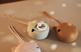 Jollein - Baby - Speenhouder - Siliconen - Ø7cm - Wild Rose