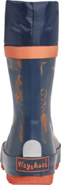 Playshoes - Regenlaarzen - Bosdieren - Donkerblauw