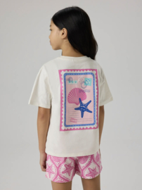 Name It - T-shirt - NKFHENNIE - Backprint - Cloud Dancer