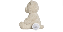 Baby's Only Bo de knuffelbeer met slaaptrainer - Baby knuffel met white noise en slimme huilsensor - Nachtlicht - Warm Linen