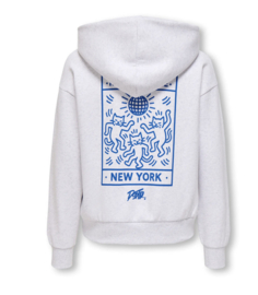 Only & Sons - Hoodie - OSJCERES -Backprint - Light Grey Melange