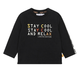 Dirkje - T-shirt - Stay - Cool - Relax - Antraciet