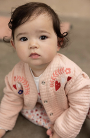 Noppies - Vest - Manti - Roze - Evening - Sand
