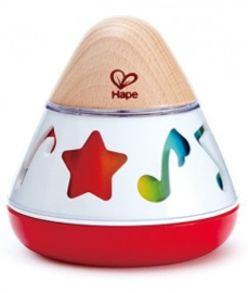 Hape - Draaiende - Muziekdoos - Wit - Rood