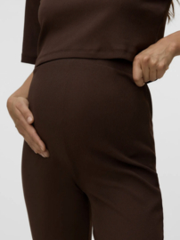 Mamalicious - Flared Broek - MLLANE - Hot Fudge