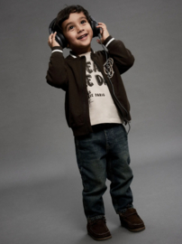 Name It - Vest - NMMROHAN - Backprint - Delicioso - Bruin