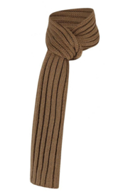 Sarlini - Jongens - Knit - Sjaal - Dark Camel - 8-12 jaar 