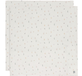 Jollein - Hydrofiele - Doeken - Jungle Jambo - 115x115 cm - 2 Stuks