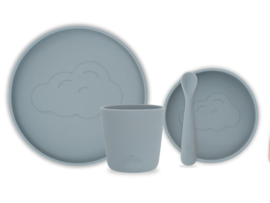 Jollein - Dinerset - Siliconen - Storm - Grey