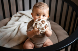 Baby’s Only - Siliconen - Speelbal - Grijpbal - Warm Linen