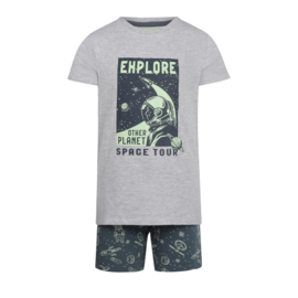 Charlie  Choe - Pyjama - Set - Explore - Grijs