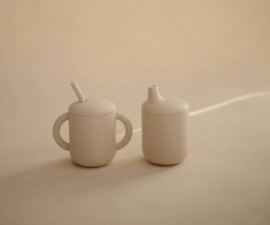 Mushie - Siliconen - Oefenbeker - Cup - Rietje - Shifting - Sand