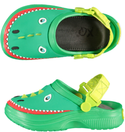 XQ Footwear - Tuinklompen - Krokodil - Groen - Maat 19/22