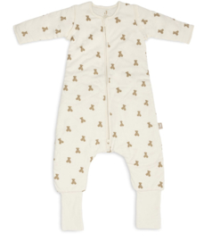 Jollein - Slaapzak met voeten en afritsbare mouw - Mini Teddy Bear