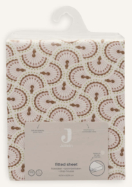Jollein - Hoeslaken Jersey - Soft Plumes - 40/50x80/90 cm