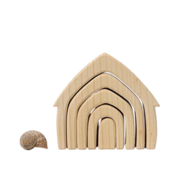 Grimm's houten huisje - naturel
