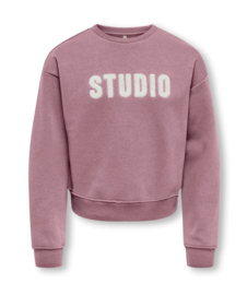 Only - Sweater - KOGSWEAT - Foxglove Terrry