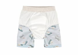 Lässig -  Zwembroek - Ijscowagen - Truck - Met zwemluier - Lichtblauw