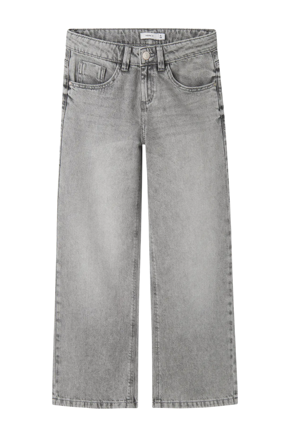 Name It - Broek - Rose - Wide jeans - Light grey
