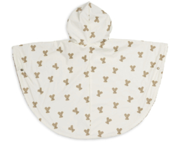 Jollein - Outdoor Poncho -  Mini Teddy Bear - Teddy Fleece - 12/36 maanden
