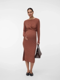 Mamalicious - Crop Top - MLMELONI - Burnt Henna