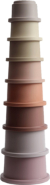 Mushie - Stapeltoren - Stacking - Cups - Pastel