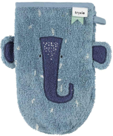Trixie - Washandjes - 2-pack - Mrs. Elephant - Mr. Dino