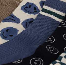 Apollo - Sokken - Smiley's - Groen - 5-pack