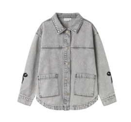 Name It - Jacket - Jasje - Gloria - Lichtgrijs - Denim