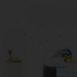 Chispum - Wall - Sticker - Glow - In - The - Dark - Kids - Constellations