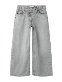 Name It - Broek - NKFBELLA - X-WIDE - Light Grey Denim