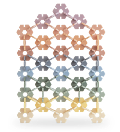 Mushie - Hex Connect Toy Set - 100 Stuks