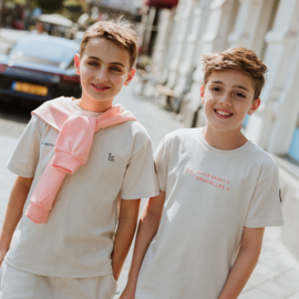 No Way Monday - T-shirt - Backprint - Light Grey