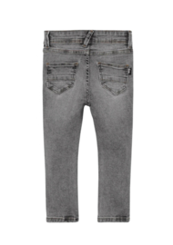 Name It - Broek - X-Slim - Fit - Theo - Lichtgrijs - Maat 116