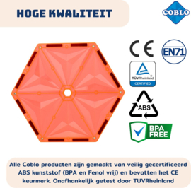 Coblo - Hexagon - Uitbreidingsset - 6 - Stuks