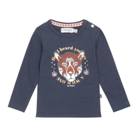 Dirkje - T-shirt - Navy - Tijger - Wild - One