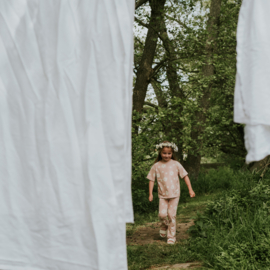 Koko Noko - Flared - Broek - Bloemetjes - Smokey Pink