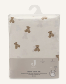 Jollein - Dekbedovertrek met sloop - Mini Teddy Bear - 120x150 cm