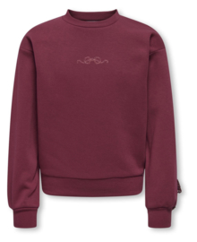 Only - Sweater - KOGCHIC - Ruffles - Rumba Red