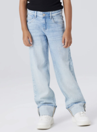 Name It - Broek - NKFRose - Straight Fit - Light Blue Denim