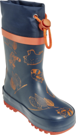 Playshoes - Regenlaarzen - Bosdieren - Donkerblauw