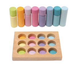 Grimm's Stapelbare kleine pastelkleurige rollen