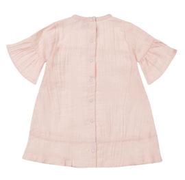 Dirkje - Jurk - Licht - Roze - Met - Knoopjes