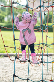 Playshoes - Regenlaars - Kat - Roze